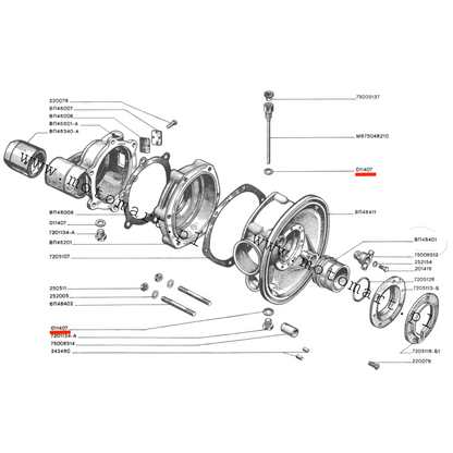 Guarnizione vite rondella Dnepr MT K750 Ural M72 coppa filetto rubinetto