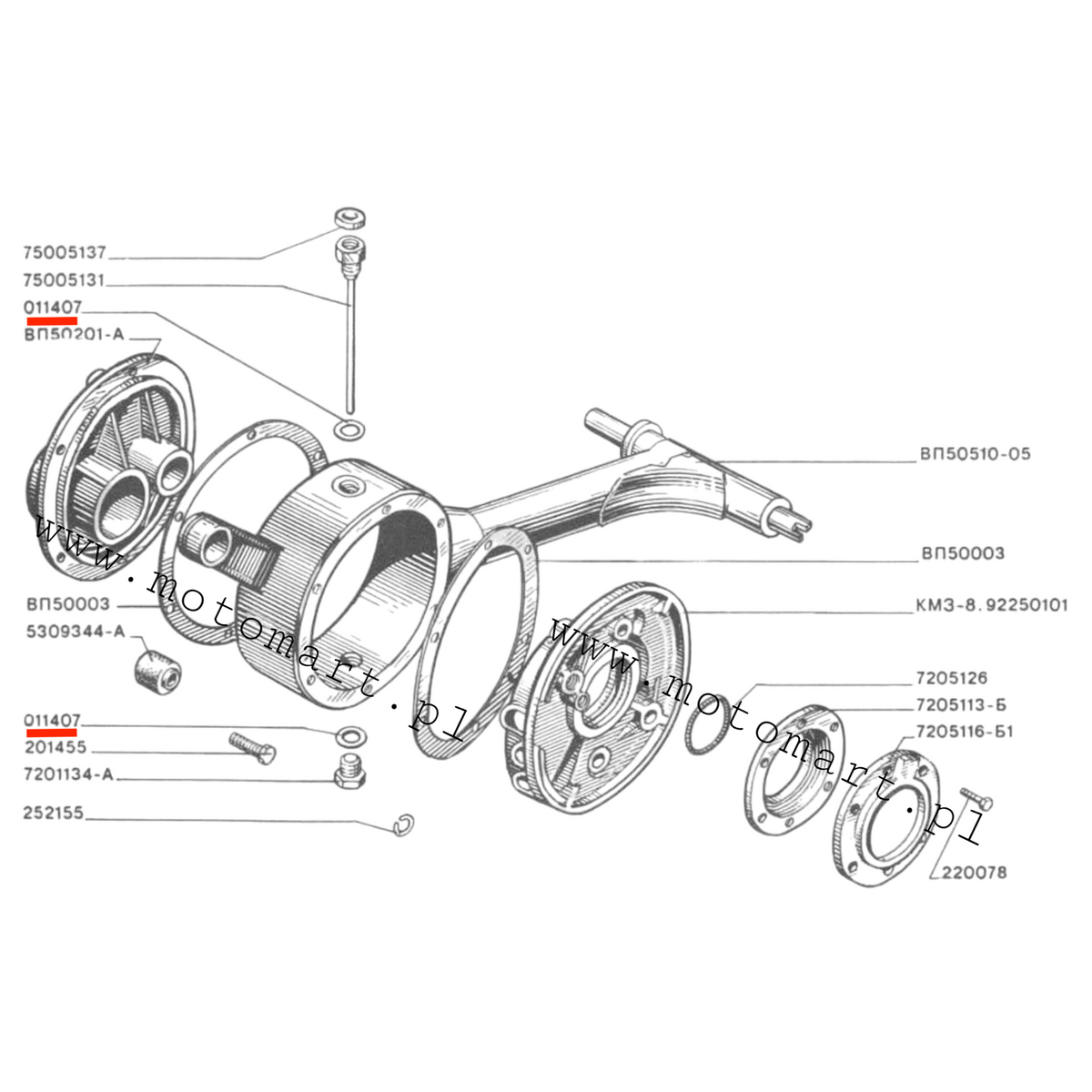 Guarnizione vite rondella Dnepr MT K750 Ural M72 coppa filetto rubinetto