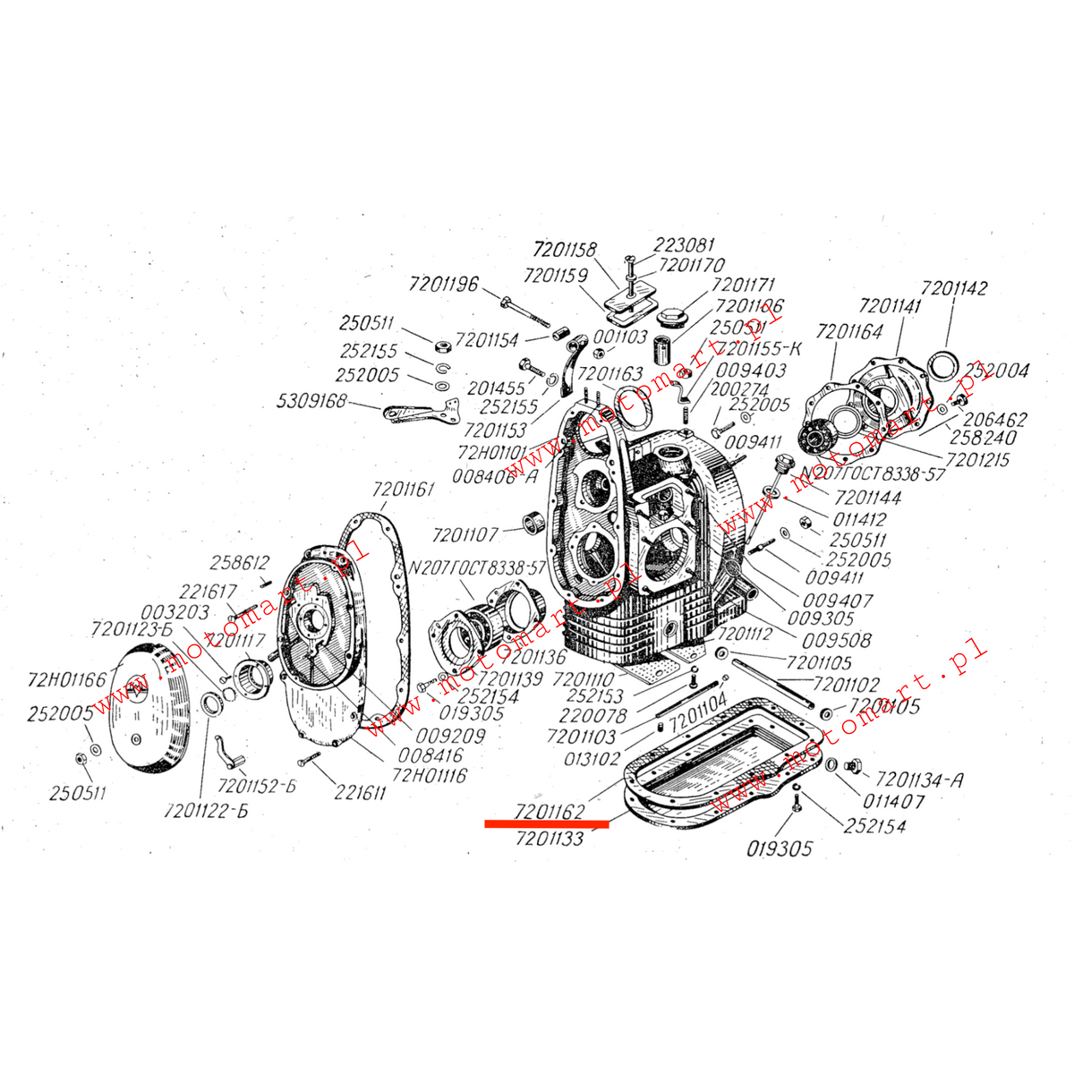 Guarnizione coppa Ural K750 M72 rondella tappo sughero