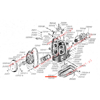 Guarnizione coppa Ural K750 M72 rondella tappo sughero