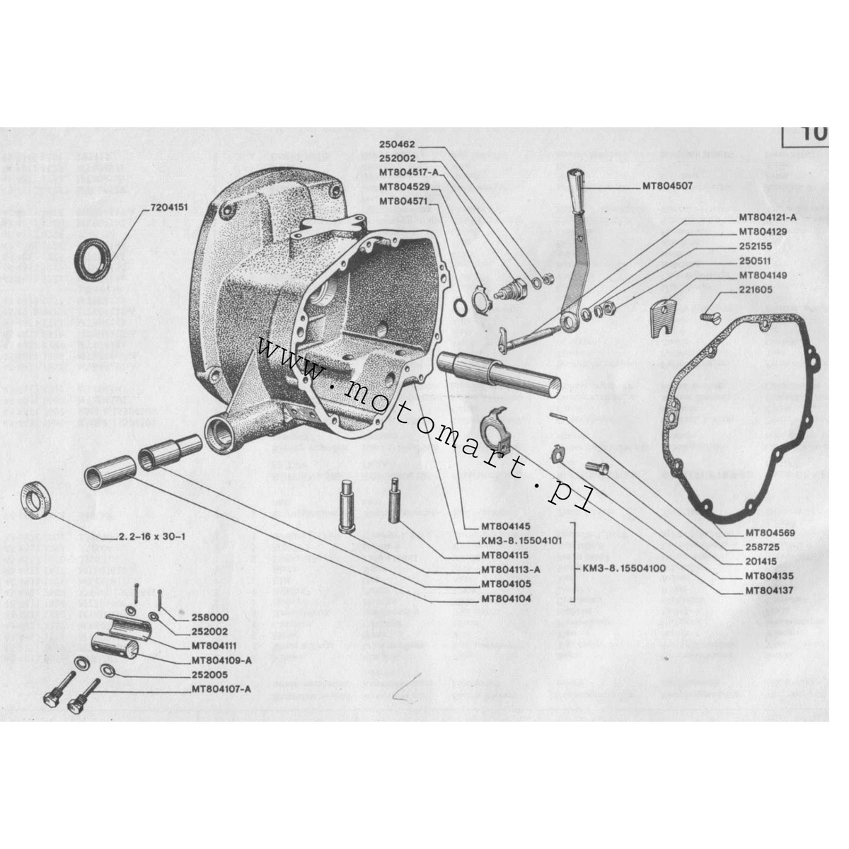 Dnepr Getriebedichtungen, Getriebedichtungen, K750 Ural M72 Dichtungen