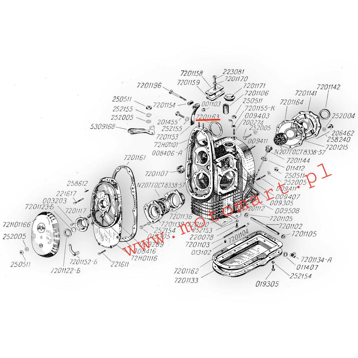 Oring generatore M72 K750 URAL DNEPR guarnizione in gomma RESISTENTE ALL'OLIO