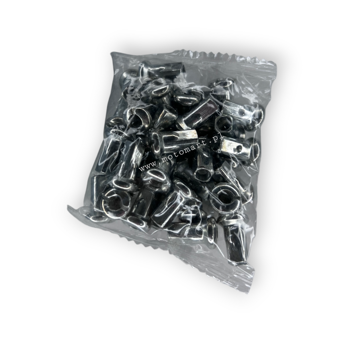 URAL SPEICHEN, SPEICHENNIPPELNIPPEL, FELGENVENTILE, WEISS - 40 Stück